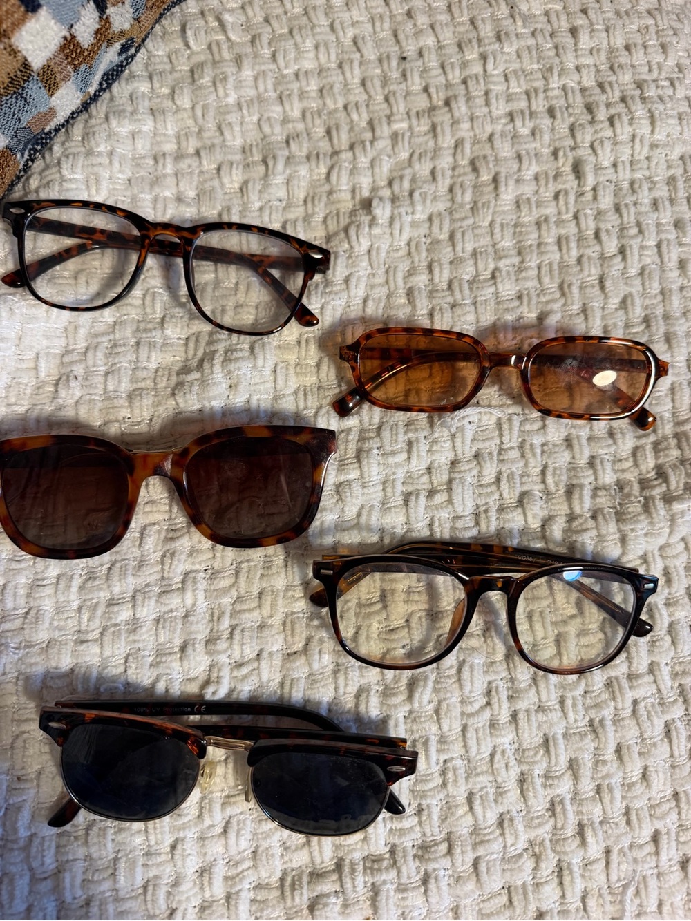 Tortoiseshell Assorted Glasses Bundle - 8 Pairs total